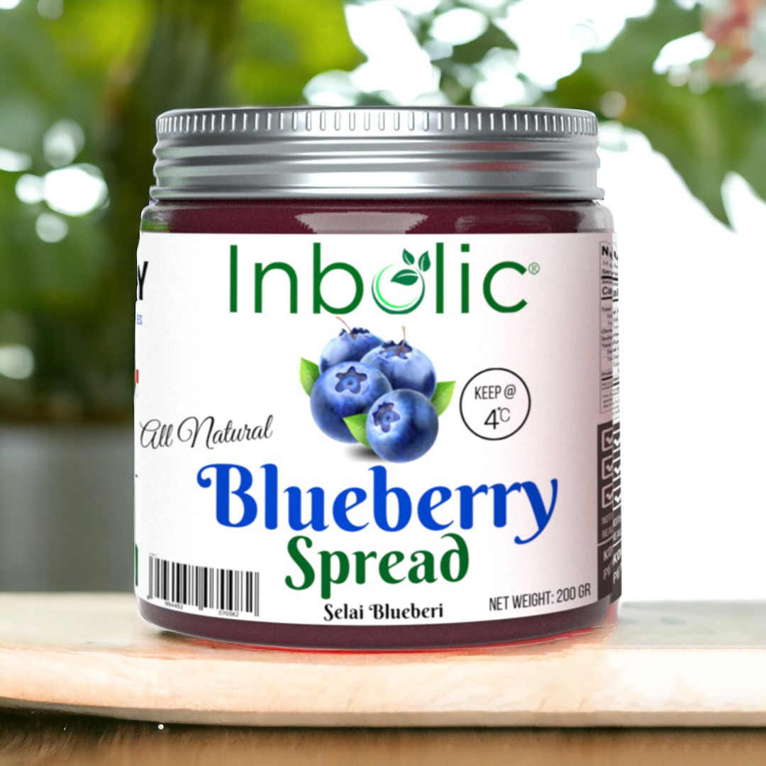 Blueberry Spread with No Added Sugar / Selai Blueberry