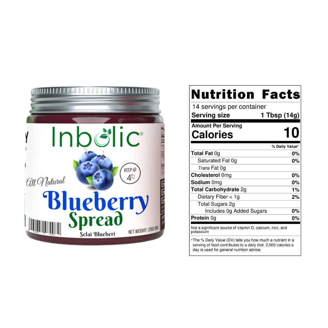 Blueberry Spread with No Added Sugar / Selai Blueberry